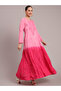 Hand Embroidered Chikankari Modal Ombre Jalabiya-AL4018 - 3