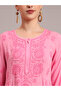 Hand Embroidered Chikankari Modal Ombre Jalabiya-AL4018 - 6