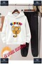 Children's Unisex "Garfield Nail" Special Printed Hooded Tracksuit Set