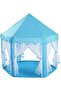 Kids Prince Princess Castle Play Tent (Blue) - 3
