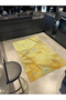 Mosso Yellow Themed Pattern Woven Base Modern Decorative Rug Mosso284Yellow - 2