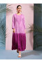 Hand Embroidered Chikankari Modal Ombre Jalabiya-AL4018