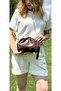Women's Soft Leather Chain Strap Hand and Shoulder Bag - 4