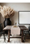 Buldan Plain Cotton Linen Natural Runner