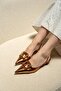 Nicole Copper Buckle Women's Heeled Shoes