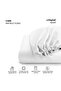 Supersoft 1 Piece Fitted Sheet 180x200+30cm King Size Bed Sheet Deep Pocket Design for Secure Fit - 4