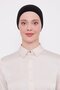 Women's Silicone Non-Slip Seamless Hair Bandana Bonnet - Black - 3