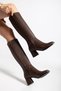 Women's Zippered Long Boots Can Be Worn Daily