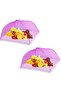 Mesh Food Cover Tent [ Large Size ] Umbrella Food Cover |Pink - 2