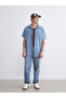 Indigo Baggy Fit Men's Jean Trousers