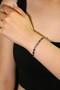 Steel Silver Color Stainless Bracelet: Curved and Minimal Elegance Unisex - 2