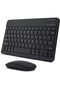 Ultra-Slim Bluetooth Keyboard and Mouse Combo, Rechargeable Portable Wireless Keyboard Mouse