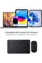 Ultra-Slim Bluetooth Keyboard and Mouse Combo, Rechargeable Portable Wireless Keyboard Mouse - 5