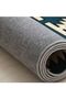 Geometric Pattern Living Room Carpet Multicolour 40x60cm - 5