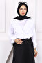 Ecru Collar Ruffled Buttoned Shirt - 2