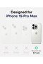 Fusion-X For iPhone 15 Pro Max Case Cover- Clear - 4