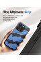 iPhone 15 Pro Max Case Cover |Onyx Design Series |Blue Brush - 8