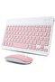 Ultra-Slim Bluetooth Keyboard and Mouse Combo, Rechargeable Portable Wireless Keyboard Mouse - 2