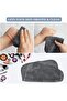 Pack Of 4 Makeup Remover Cloth Soft Microfiber Reusable Facial Cleansing TowelBlue - 3