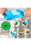 5 Pack Reusable Silicone Suction Lids Heat Resistant Microwave Cover - Multi - 6