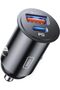 USB C Car Charger [USB C 30W + USB A 30W] PD 3.0 5A Fast Charging