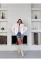 Women's White Imported Faux Fur Collared Premium Coat - 2