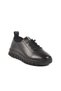 Black Genuine Leather Anatomical Women's Casual Shoes 9050-26K Z - 4