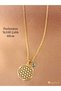 Steel Necklace - Flower of Life Evil Eye Beaded Tarnish-Free Twist Chain Necklace 60+6cm Jewelry Shop Model - 4