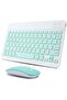 Ultra-Slim Bluetooth Keyboard and Mouse Combo, Rechargeable Portable Wireless Keyboard Mouse - 2