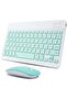 Ultra-Slim Bluetooth Keyboard and Mouse Combo, Rechargeable Portable Wireless Keyboard Mouse