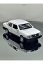 Metal 1.36 Tofaş Şahin Model Toy Car White 12 cm