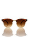 Unisex Sunglasses Bone Metal - 2
