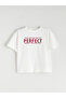 Crew Neck Girl's T-Shirt - 3