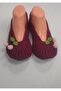 Hand-Knitted Ballerinas with Cherry Details - 3