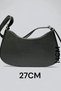 Women's Black Baguette Hand & Arm Bag C3001 - 4