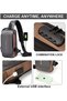 Crossbody Bag, Anti-theft Chest Bag Waterproof Shoulder Crossbody Bag, Lightweight One Strap Sling B - 4