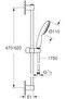 110 Shower Set Single Flow, Rain - 27853003 1178227 - 2