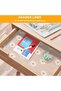 Shelf Liner for Kitchen Cabinets, (2 Rolls 45cm x 2m) Non-Adhesive Drawer Liners, Waterproof - 4