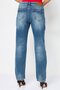Women Regular Fit Washed Stretchable Jeans, Light Blue - 3