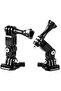 Helmet Mount Extension Arm [Three Way Adjustable Pivot Arm Mount Kit, Helmet Mount] Compatib - 4