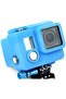 Silicone Gel Protective Case Cover For GoPro HD Hero 3 / Hero 3+ Camera accessories -Blue - 2