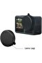 Camera Lens Cap Lens Protector for DJI OSMO Action 3 |Plastic Lens Dust Cover Black - 6