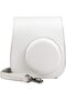 Case for Fujifilm Instax Mini 11 Case PU Leather Instant Camera Cover with Adjustable Strap White - 4