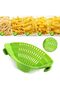Silicone Snap N Strain Strainer | Green - 8
