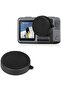 Camera Lens Cap Lens Protector for DJI OSMO Action 3 |Plastic Lens Dust Cover Black