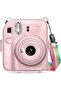 Transparent Hard Camera Case for Fujifilm Instax Mini 12 Instant Camera Cover with Adjustabl