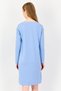 Rosaline By Women Graphic Print Short Sleeves Sleeping Dress, Blue - 2
