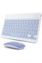 Ultra-Slim Bluetooth Keyboard and Mouse Combo, Rechargeable Portable Wireless Keyboard Mouse - 2