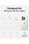iPhone 14 Pro Max Case Cover| Air-S Series | Glitter Clear - 4