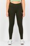 Women Tight Fit Training Leggings, Dark Olive